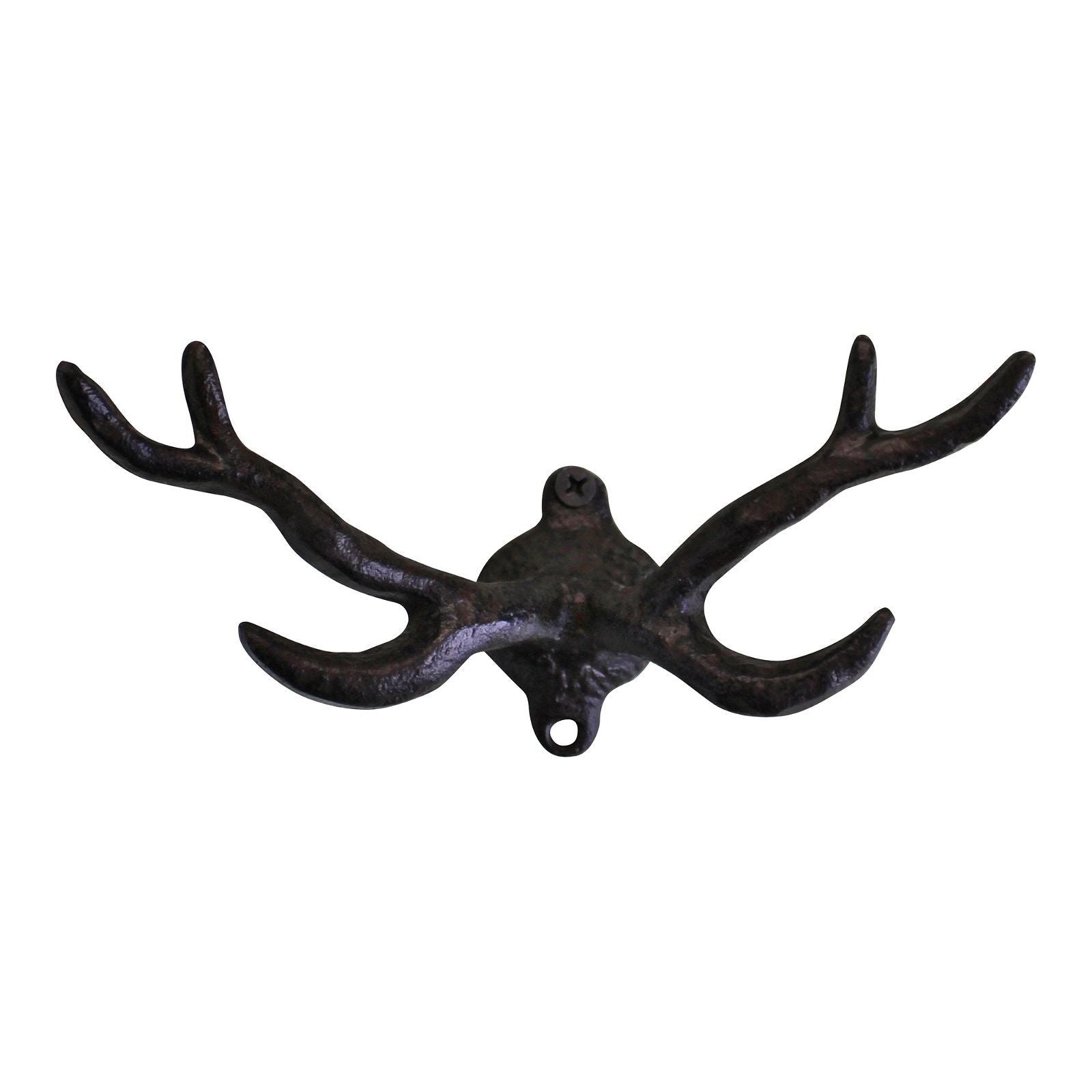 Rustic Cast Iron Wall Hooks, Stag Antlers, Small – Ashton and Finch