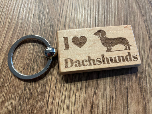 Dachshund Keyring Dog Lover Gift