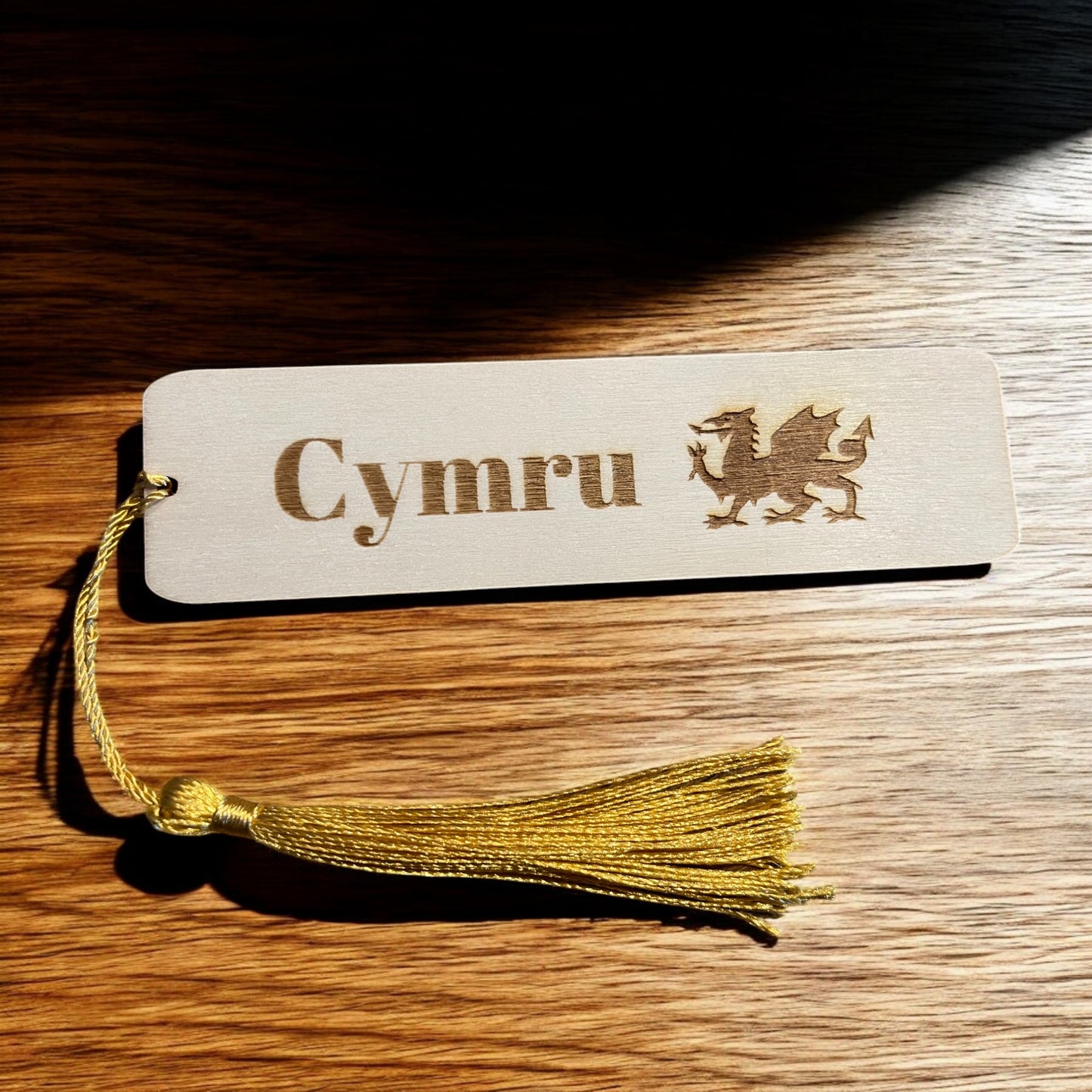 Engraved Wooden Welsh Bookmark – Thoughtful Gift | Ashton and Finch