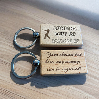 Personalised Cricket Keyring Gift