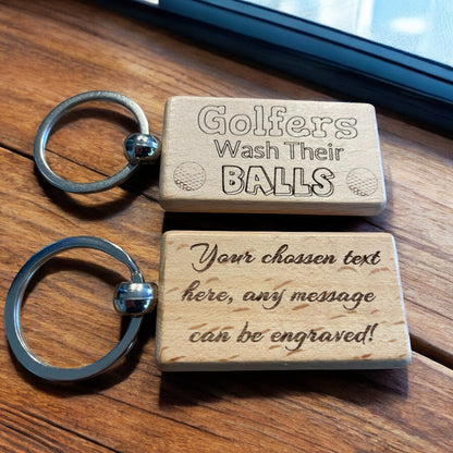 Personalised Golf Keyring Gift