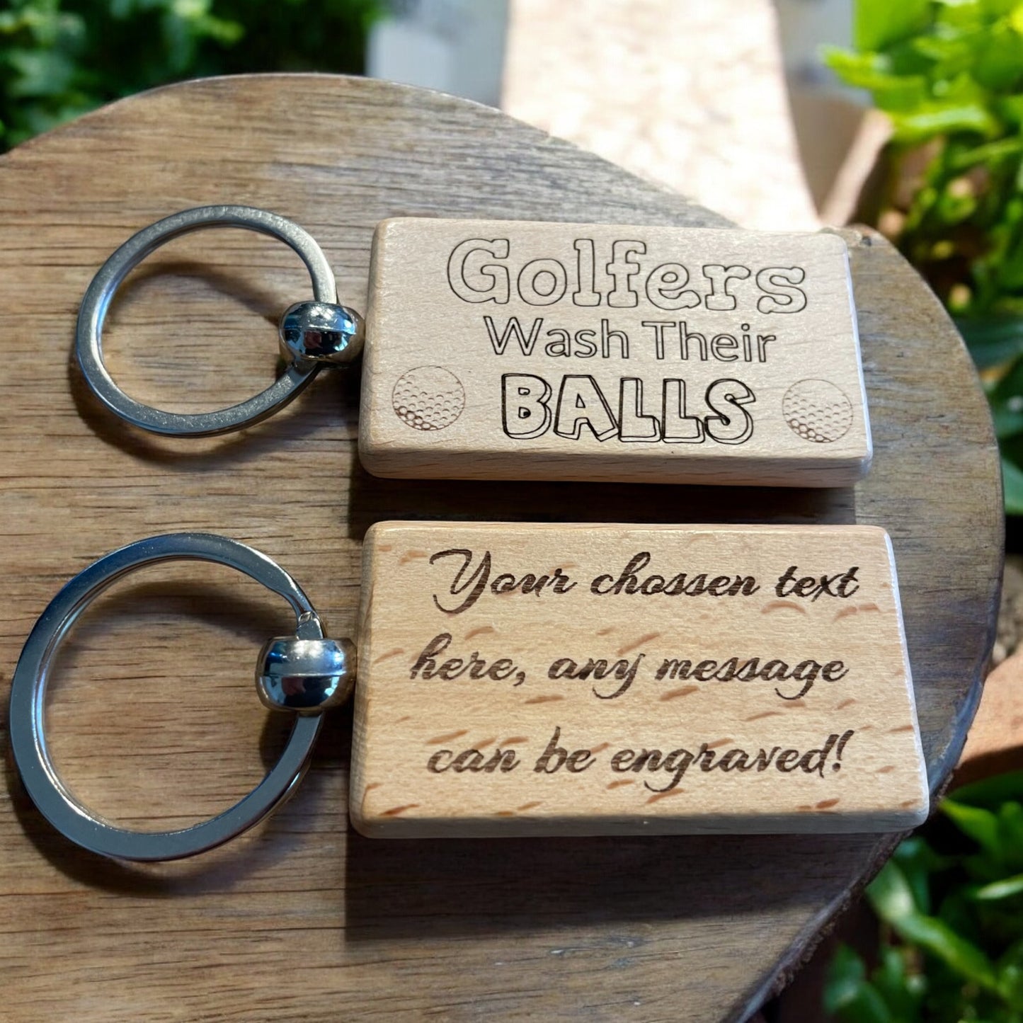 Personalised Golf Keyring Gift