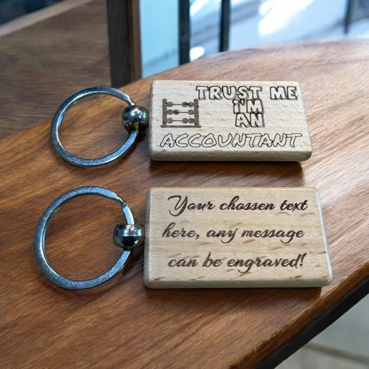 Personalised Accountant Keyring  | Ashton and Finch