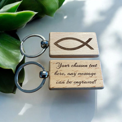 Personalised Christian Keyring | Ashton and Finch