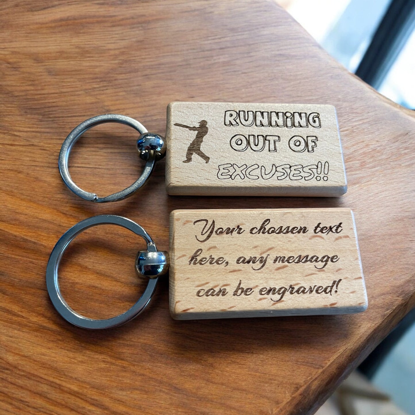 Personalised Cricket Keyring | Ashton and Finch