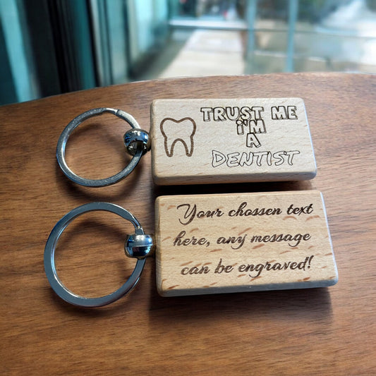 Personalised Dentist Keyring | Ashton and Finch