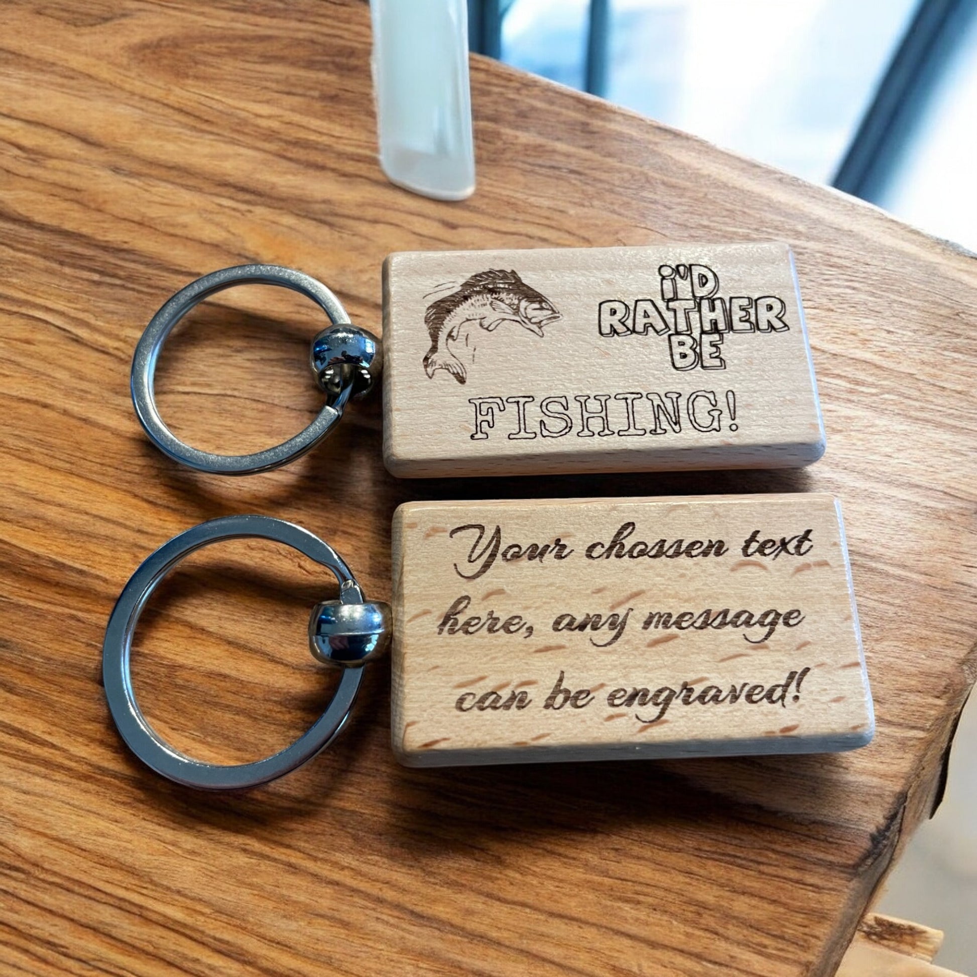 Personalised Fishing Keyring | Ashton and Finch