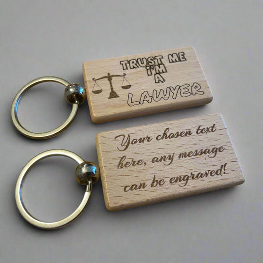 Personalised Lawyer Keyring | Ashton and Finch