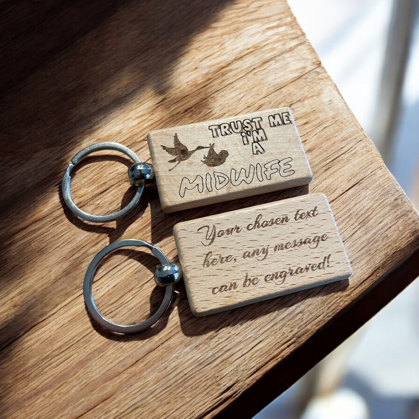 Personalised Midwife Keyring | Ashton and Finch