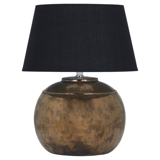 Regola Bronze Metallic Ceramic Table Lamp - Ashton and Finch