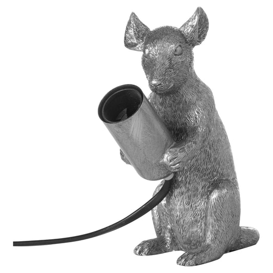 Milton The Mouse Silver Table Lamp - Ashton and Finch