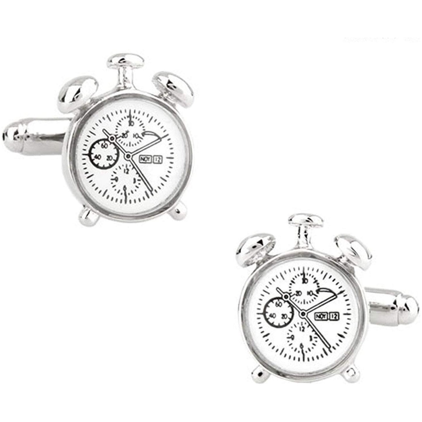 Alarm Clock Cufflinks - Ashton and Finch