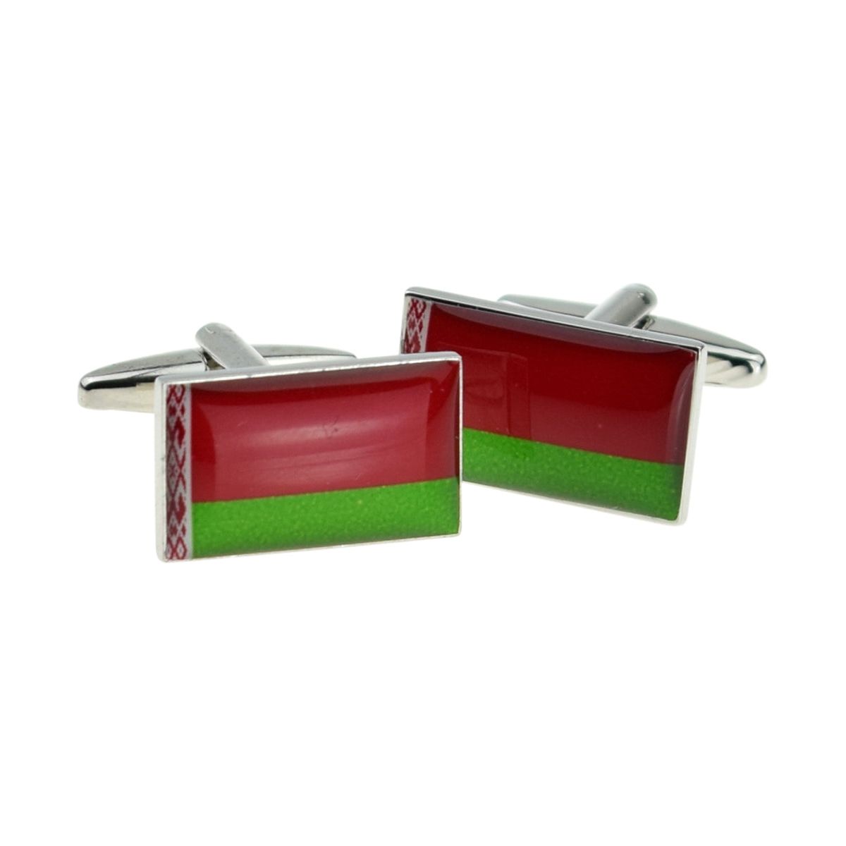 Belarus Flag Cufflinks - Ashton and Finch