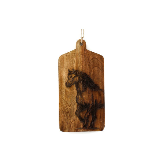 Horse Engraved Wooden Cheese Board - Ashton and Finch