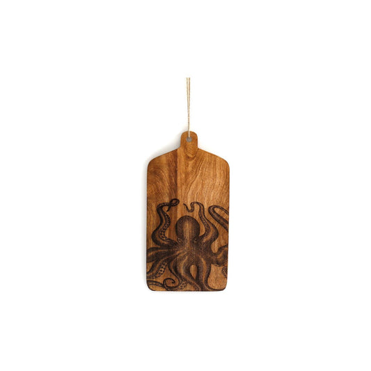 Octopus Engraved Wooden Cheese Board - Ashton and Finch