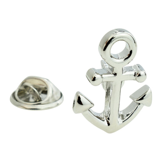 Ships Anchor Lapel Pin Badge - Ashton and Finch