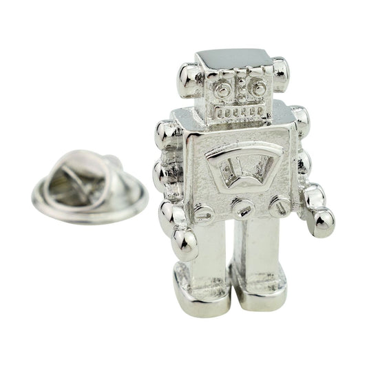 Robot Lapel Pin Badge - Ashton and Finch