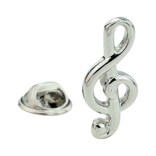 Treble Clef Lapel Pin Badge - Ashton and Finch