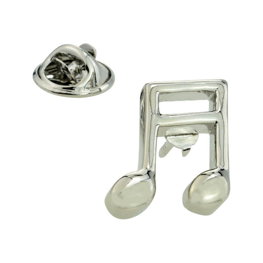 Music Note Semi Quaver Lapel Pin Badge - Ashton and Finch