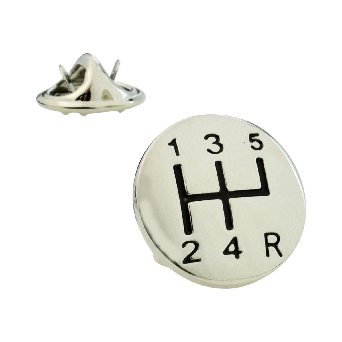 Car Gear Shift Lapel Pin Badge - Ashton and Finch