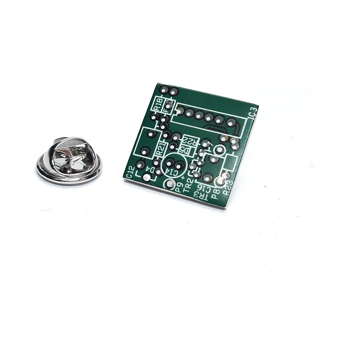 Circuit Board Style Lapel Pin Badge - Ashton and Finch