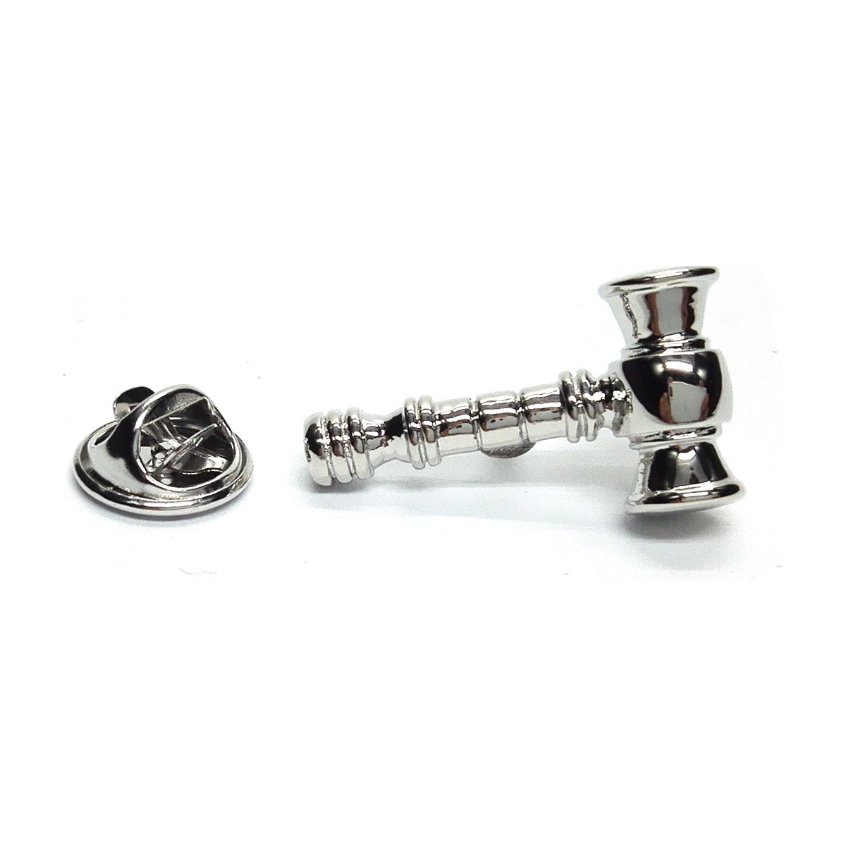 Gavel Lapel Pin Badge - Ashton and Finch