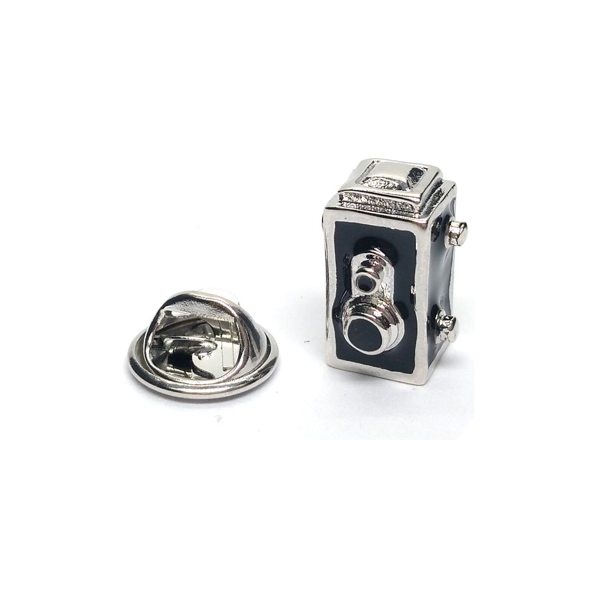 Camera Box Brownie Lapel Pin Badge - Ashton and Finch