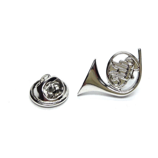 French Horn Lapel Pin Badge - Ashton and Finch