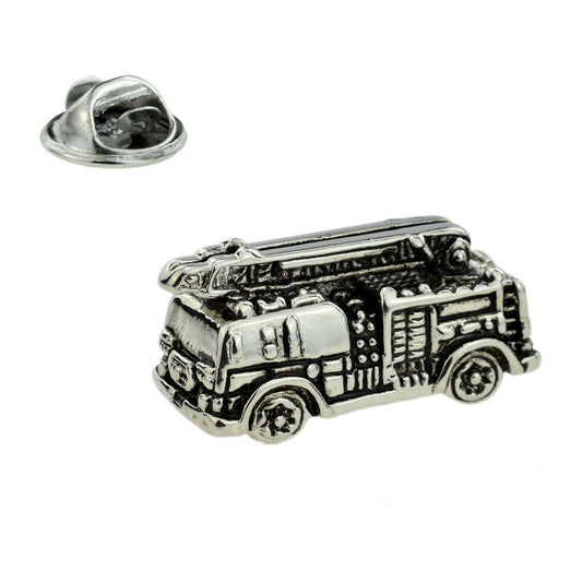 Retro Fire Engine Lapel Pin Badge - Ashton and Finch