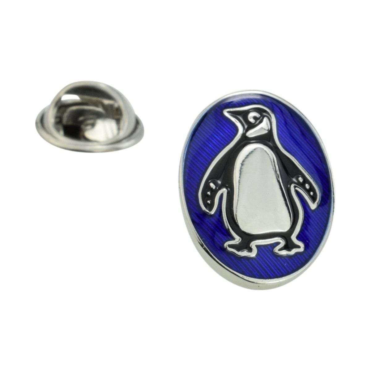 Oval Penguin Lapel Pin Badge - Ashton and Finch