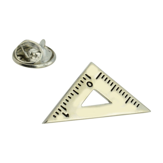 Set Square Lapel Pin Badge - Ashton and Finch