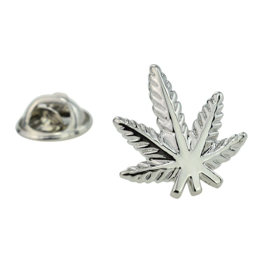 Smokers Weed Leaf Lapel Pin Badge - Ashton and Finch