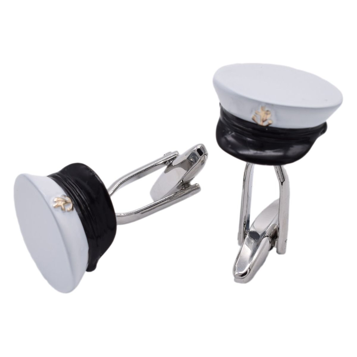 Naval Captains Cap Cufflinks - Ashton and Finch