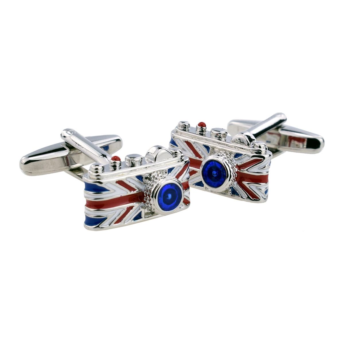 Union Jack Design Camera Cufflinks - Ashton and Finch