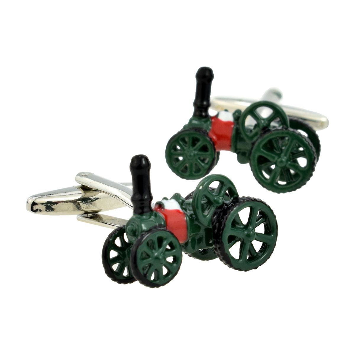 Traction Engine Design Cufflinks - Ashton and Finch