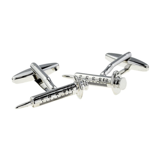 Syringe Design Cufflinks - Ashton and Finch