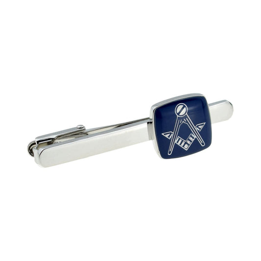 Masonic Blue & Silver Tie Clip (No G) - Ashton and Finch