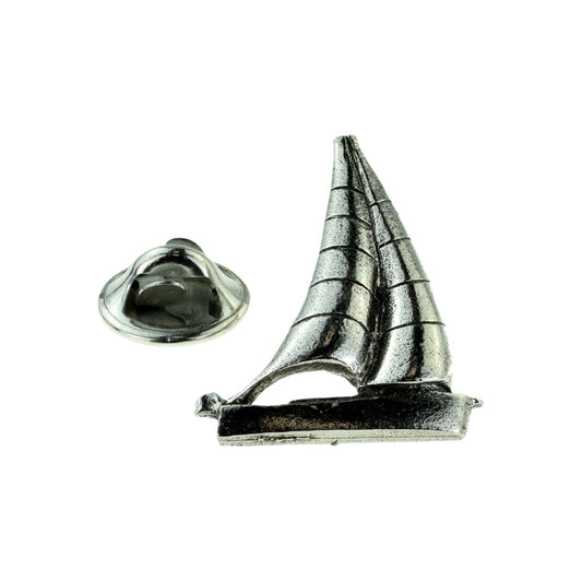 Sailing Yacht Pewter Pin - Ashton and Finch