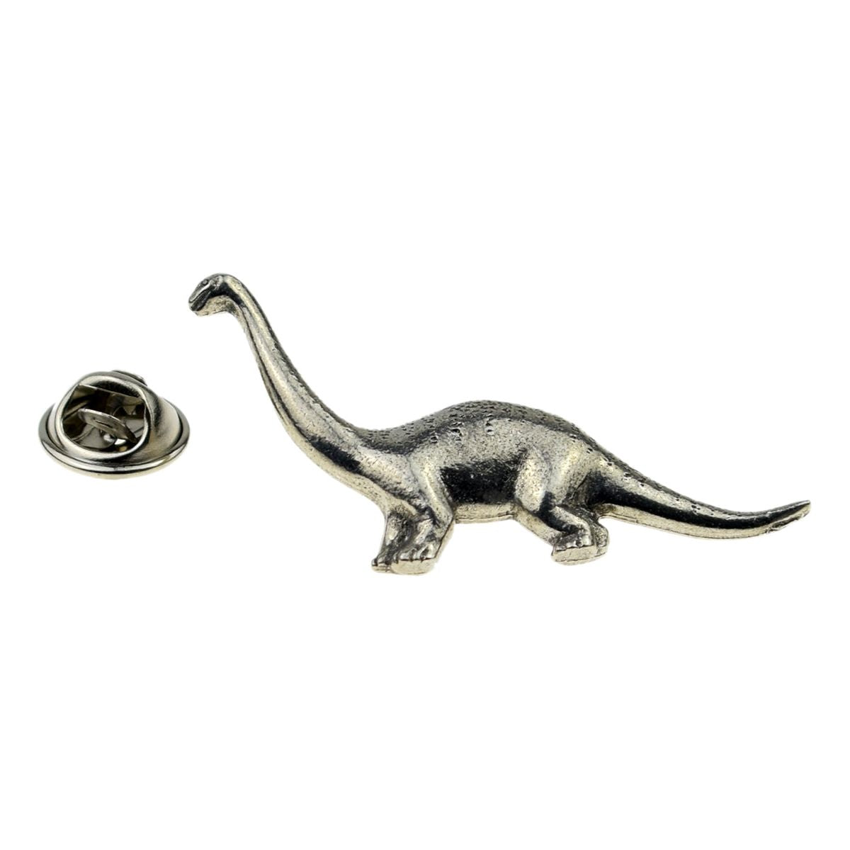 Diplodocus Pewter Lapel Pin Badge - Ashton and Finch