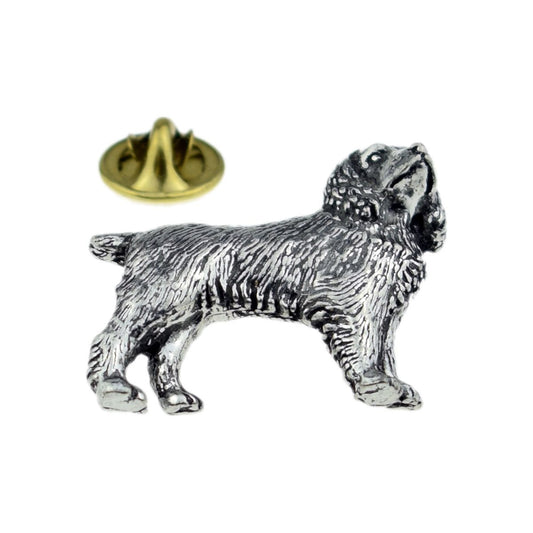 Field Spaniel, Dog Pewter Lapel Pin Badge - Ashton and Finch