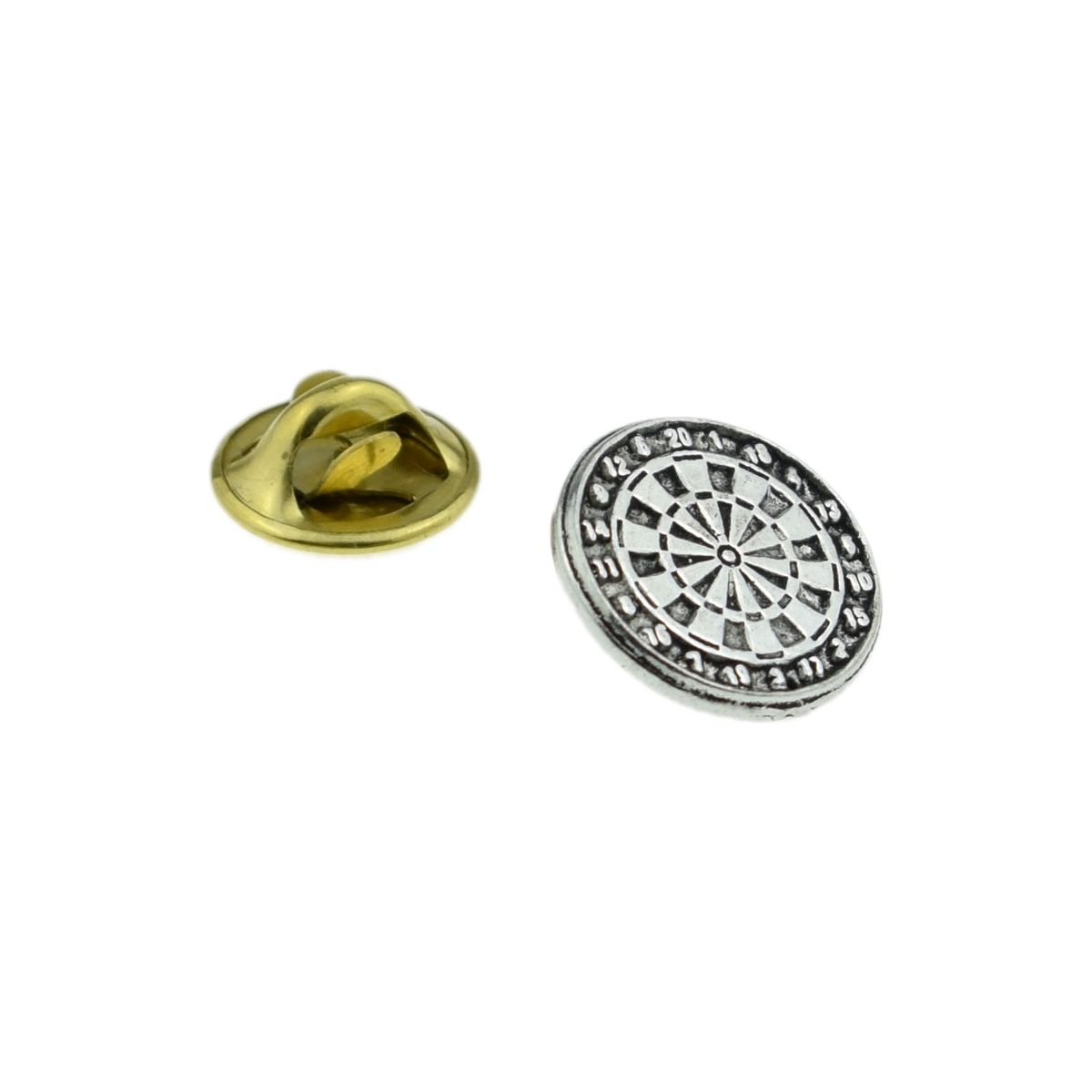 Dartboard (Small) Pewter Lapel Pin Badge - Ashton and Finch