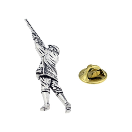 Gamekeeper, Shooter Pewter Lapel Pin Badge - Ashton and Finch