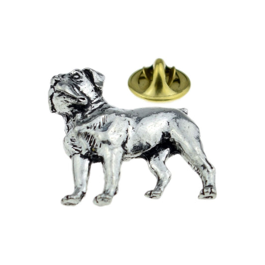 Rottweiler Dog Pewter Lapel Pin Badge - Ashton and Finch