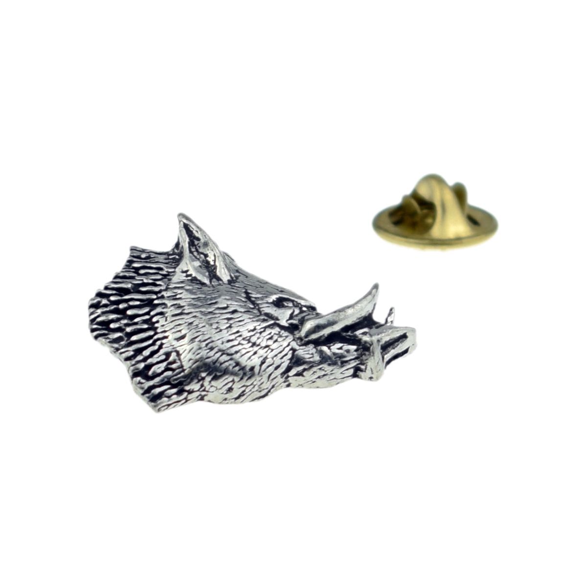 Devil Pig (Boar) English Pewter Lapel Pin Badge - Ashton and Finch