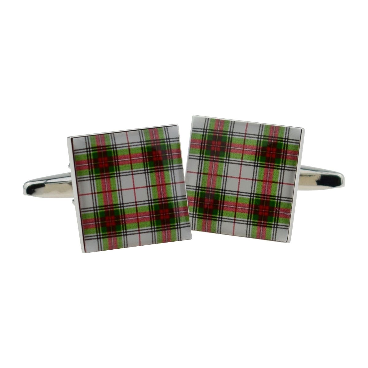 Scottish Stewart Tartan Cufflinks - Ashton and Finch